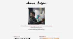 Desktop Screenshot of absentdesign.com